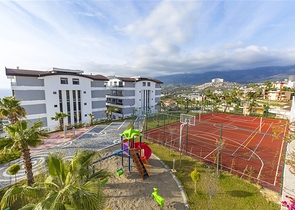 Меблированный пентхаус 2+1 с видом на Средиземное море