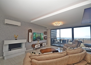 Меблированный пентхаус 2+1 с видом на Средиземное море