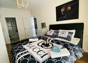 Трехкомнатная меблированная квартира с отдельной кухней в Махмутларе