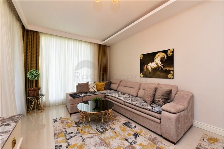 Двухкомнатная квартира в комплексе на первой линии в районе Кестель