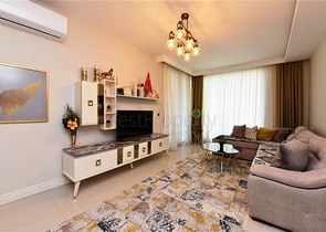 Двухкомнатная квартира в комплексе на первой линии в районе Кестель