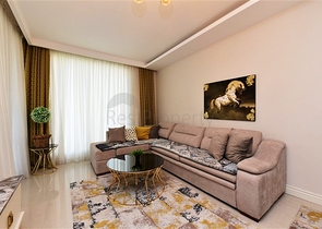 Двухкомнатная квартира в комплексе на первой линии в районе Кестель