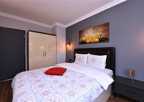 Меблированная квартира 1+1 в районе Оба в шаговой доступности от моря