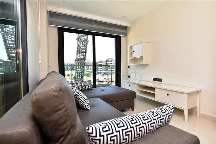 Квартира 1+1 в 200 м от пляжа в районе Каргыджак 