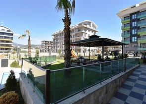 Квартира 1+1 в 200 м от пляжа в районе Каргыджак 