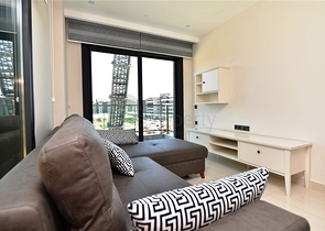 Квартира 1+1 в 200 м от пляжа в районе Каргыджак 