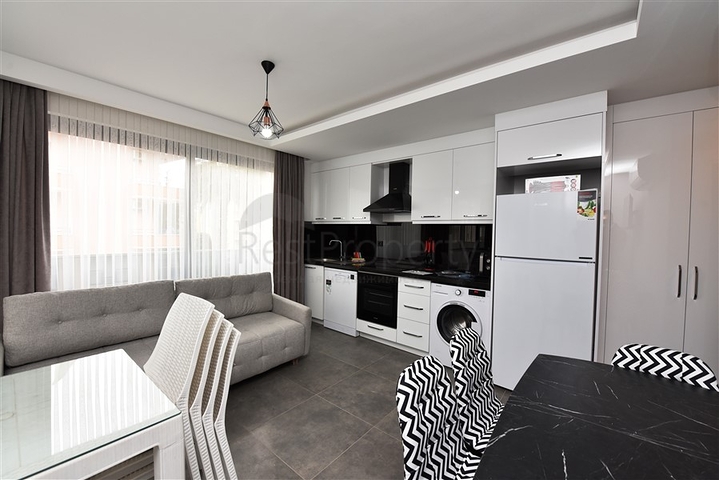 Квартира 1+1 всего в 100 метрах до пляжа Клеопатра