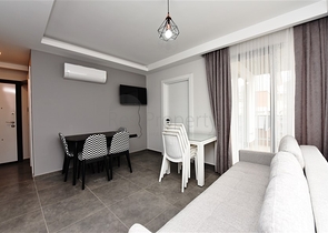 Квартира 1+1 всего в 100 метрах до пляжа Клеопатра