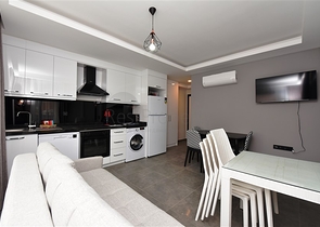 Квартира 1+1 всего в 100 метрах до пляжа Клеопатра