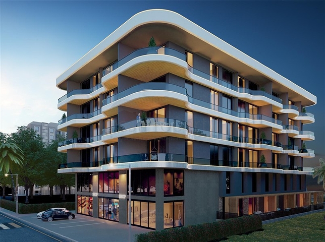 Квартиры в новом жилом комплексе в 50 м от пляжа в районе Каргыджак