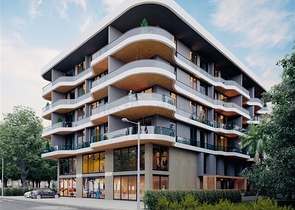 Квартиры в новом жилом комплексе в 50 м от пляжа в районе Каргыджак