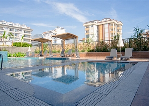 Красивый садовый дуплекс в Кестеле