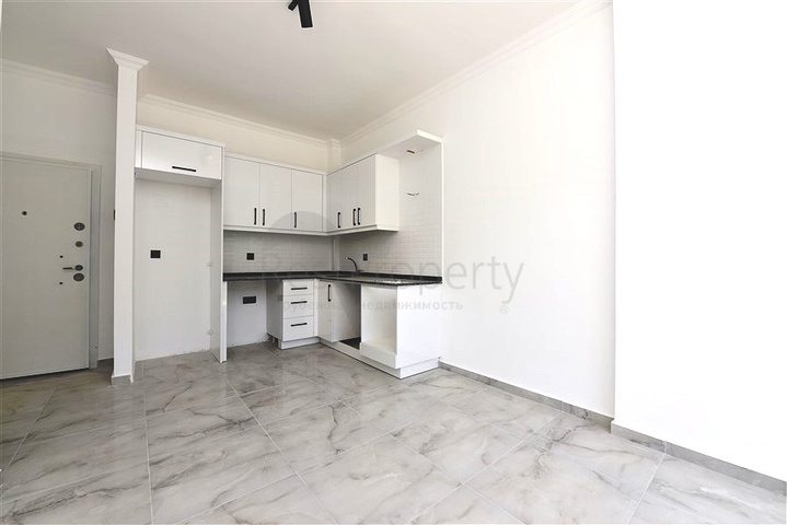 Квартира 1+1 в новом комплексе в районе Авсалар