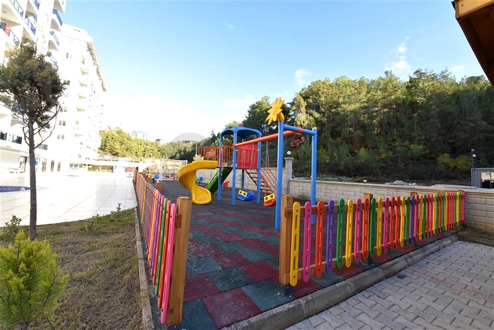 Квартира 1+1 в новом комплексе в районе Авсалар