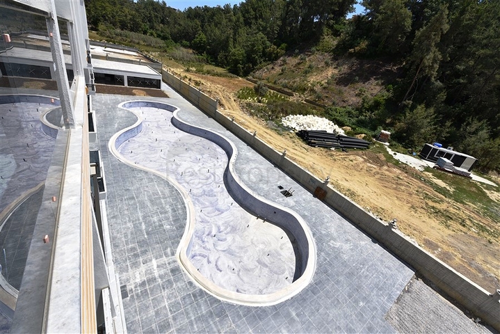 Квартира 1+1 в новом комплексе в районе Авсалар