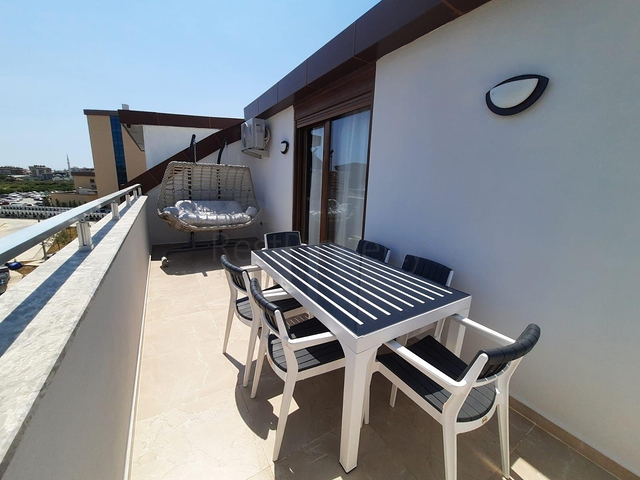 Меблированный пентхаус планировки 2+1 в районе Оба