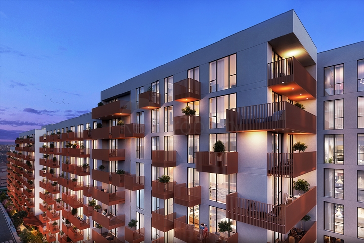 Проект семейной концепции на стадии строительства в районе Кючюкчекмедже 