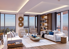 Проект семейной концепции на стадии строительства в районе Кючюкчекмедже 