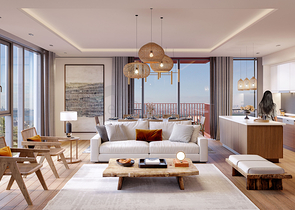 Проект семейной концепции на стадии строительства в районе Кючюкчекмедже 