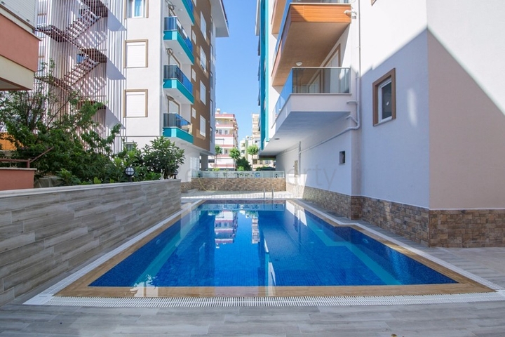 Квартира 1+1 в 250 метрах от пляжа Клеопатра