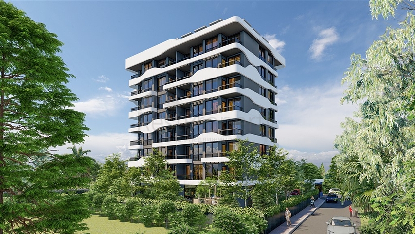 Двухкомнатная квартира в районе Авсаллар