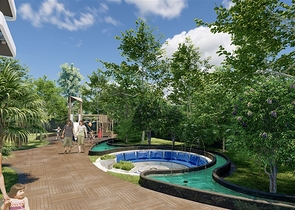 Двухкомнатная квартира в районе Авсаллар