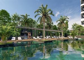 Двухкомнатная квартира в районе Авсаллар