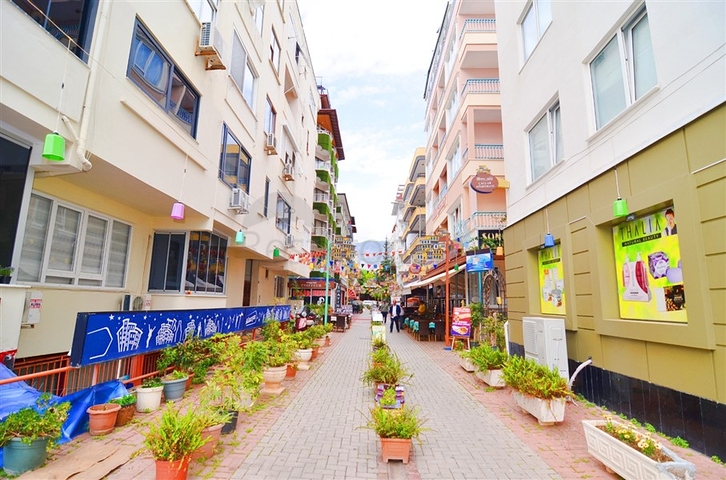  Апартаменты 2+1 в цeнтре Алании у пляжа Клеопатры