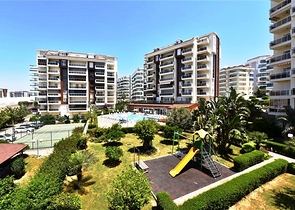 Трехкомнатная квартира в районе Авсаллар