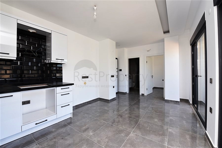 Двухкомнатная квартира в тихом районе Алании