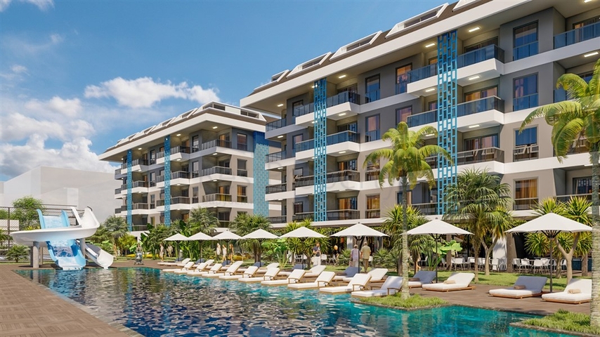 Квартиры 1+1 в инвестиционном проекте в районе Кестель