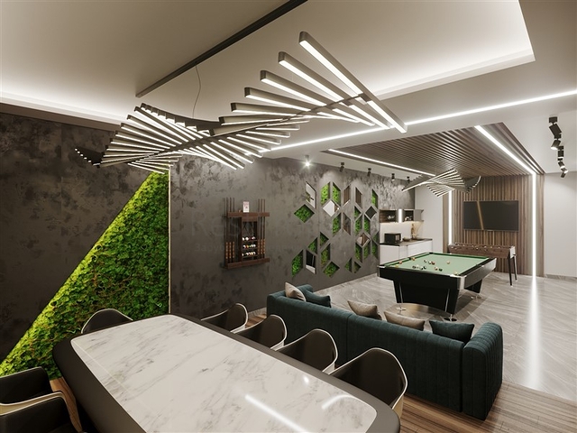 Комплекс с круглогодичной инфраструктурой в зеленом районе Демирташ