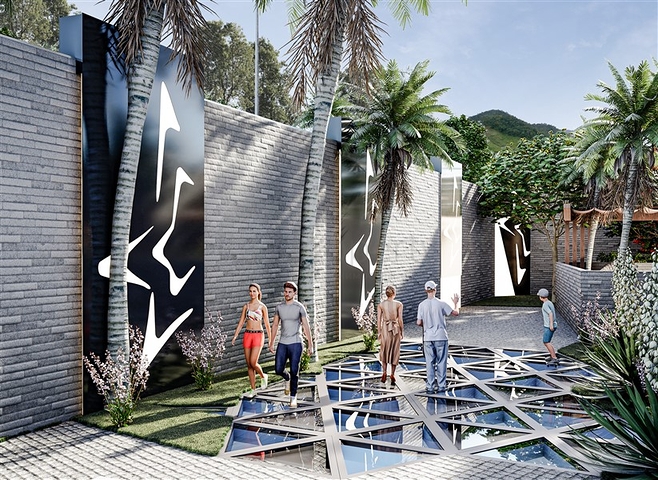 Комплекс с круглогодичной инфраструктурой в зеленом районе Демирташ