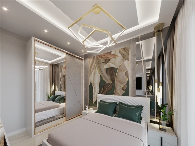 Комплекс с круглогодичной инфраструктурой в зеленом районе Демирташ