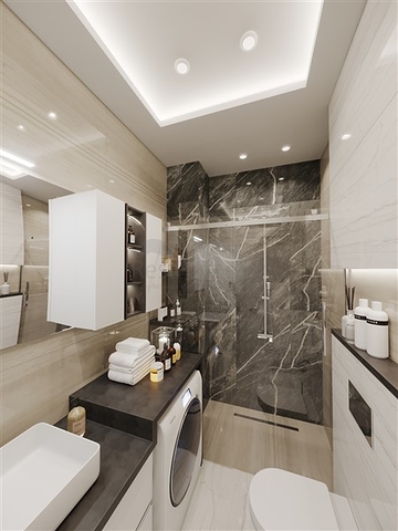 Комплекс с круглогодичной инфраструктурой в зеленом районе Демирташ