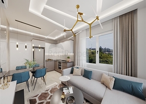 Комплекс с круглогодичной инфраструктурой в зеленом районе Демирташ