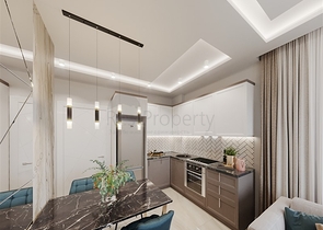 Комплекс с круглогодичной инфраструктурой в зеленом районе Демирташ