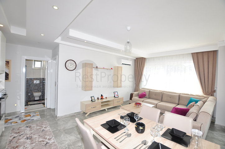 Двухкомнатная квартира в элитном районе Каргыджак