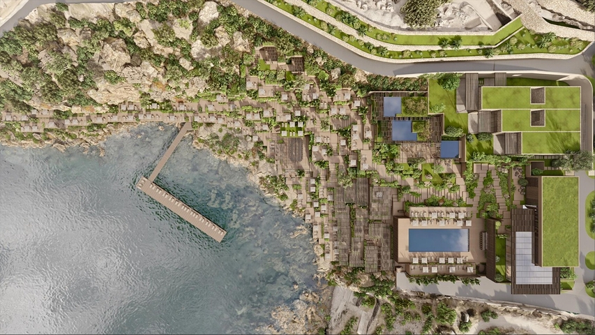 Проект на первой береговой линии в районе Ялыкавак