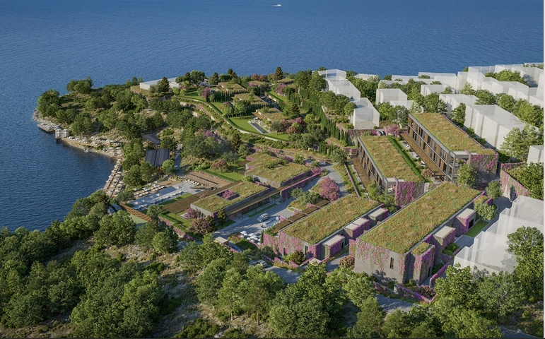 Проект на первой береговой линии в районе Ялыкавак