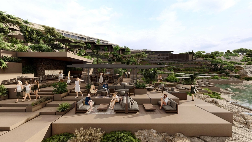 Проект на первой береговой линии в районе Ялыкавак