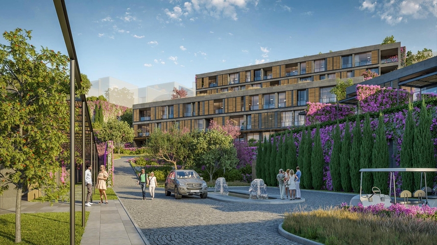 Проект на первой береговой линии в районе Ялыкавак