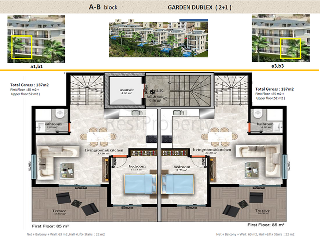 Роскошный инвестиционный проект в районе Кестель