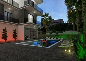 Пентхаусы 3+1 от застройщика в центре Алании