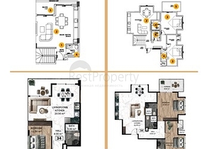 Пентхаусы 3+1 от застройщика в центре Алании