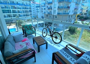 Квартира планировкой 2+1 в районе Махмутлар