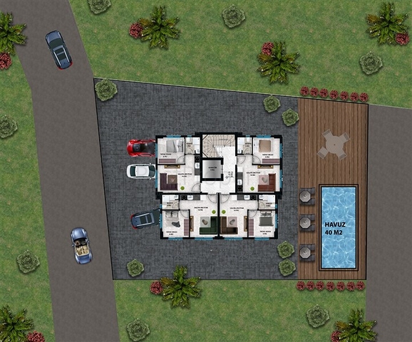 Новый проект в центре района Оба