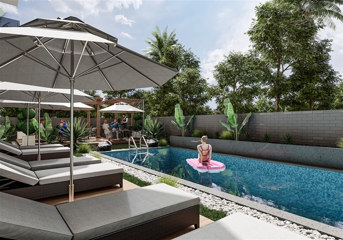 Новый проект в центре района Оба