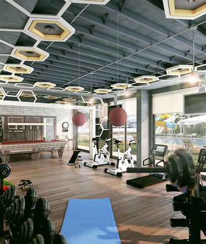 Двухкомнатная квартира в новом жилом комплексе района Авсаллар