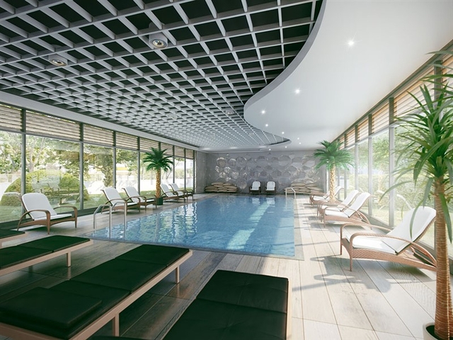 Двухкомнатная квартира в новом жилом комплексе района Авсаллар